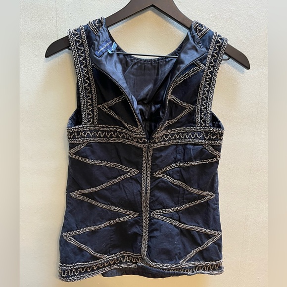 French Connection beaded size 6 top - Picture 13 of 13